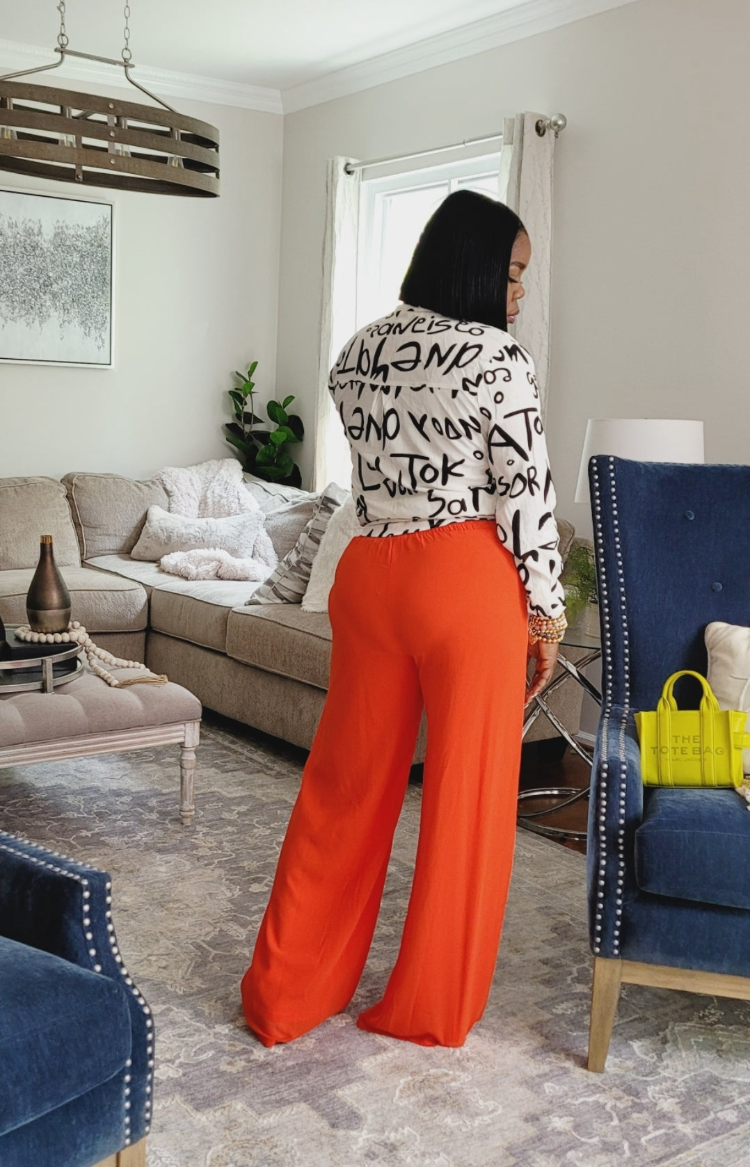 Chiffon Wide Legged Pants