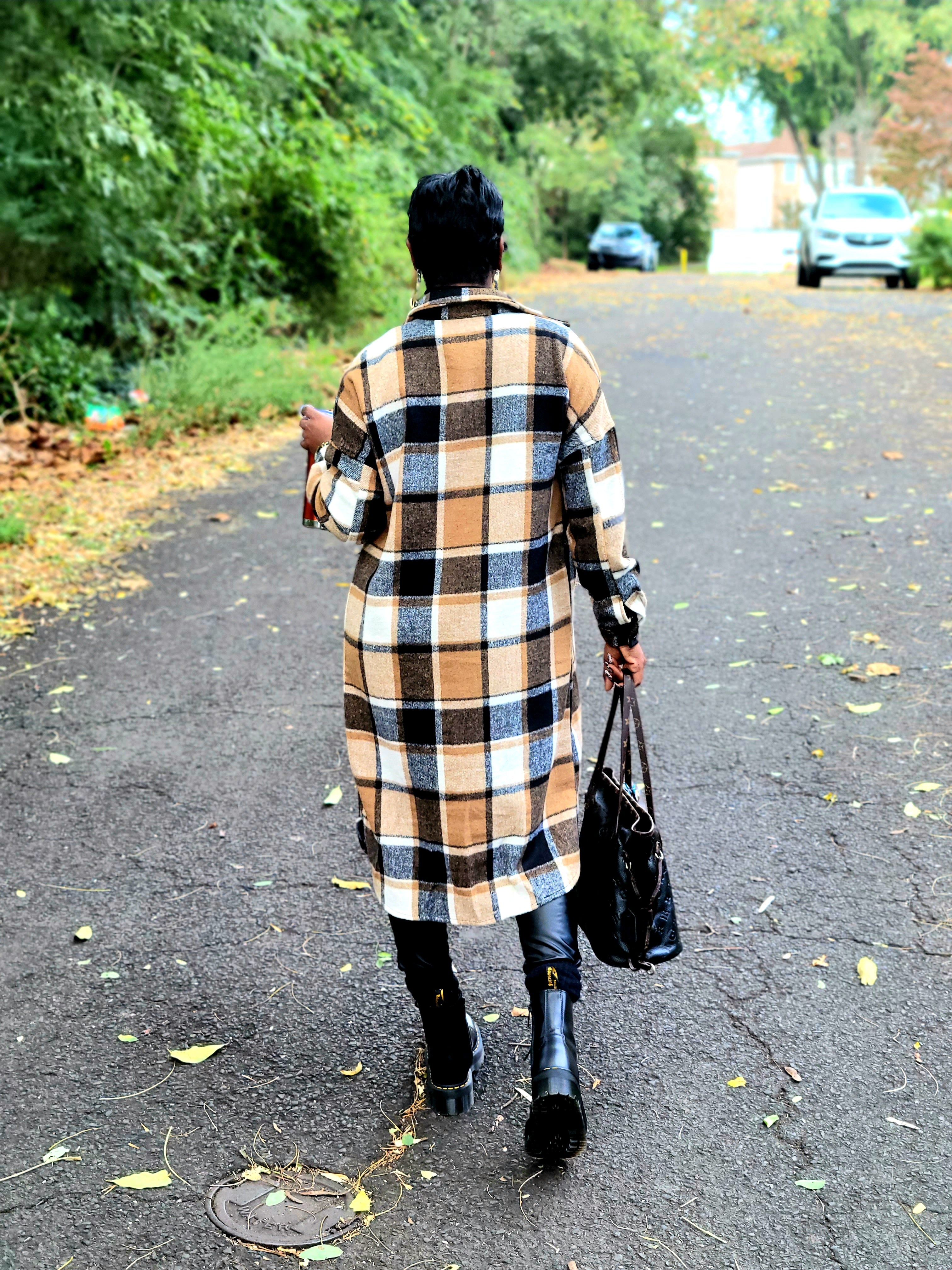 Oversized Flannel Jacket